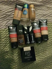 Loreal, Covergirl, Maybelline foundation x3