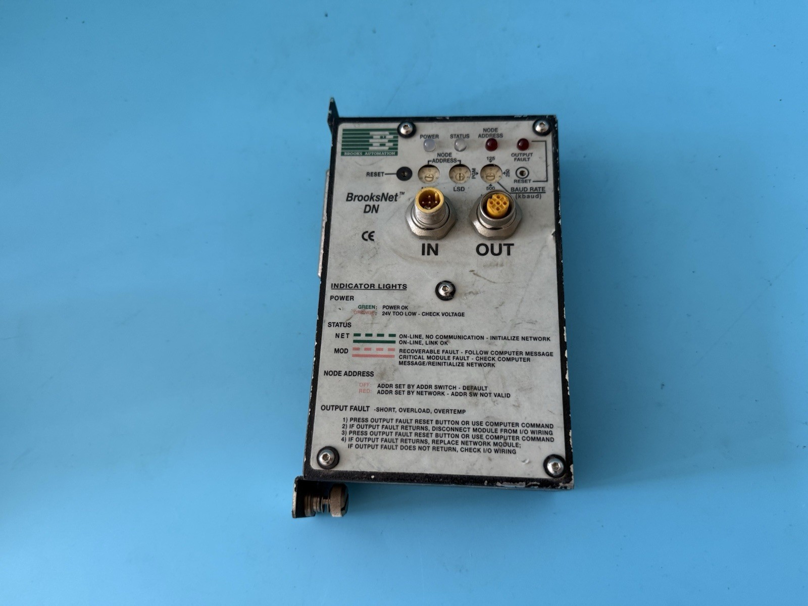 Brooks Automation BrooksNet DN Network Module – Industrial Automation Controller