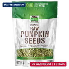 NOW Foods, Pumpkin Seeds, Raw and Unsalted, Essential Fatty Acids, Rich in Iron,