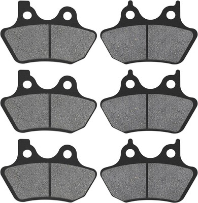 AHL Front & Rear Brake Pads Set for Harley FLHTCU-I Electra Semi-metallic 