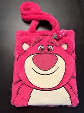 Disney Parks Fuzzy Lotso Huggin Bear Tote Bag New with Tags