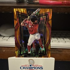 2025 Panini Select Orange Flash Prizm #84 Franklin Arias Concourse