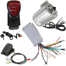 1800W 48V Brushless Electric Motor Kit Controller Pedal Electric ATV Quad Carts