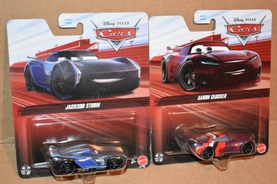 Disney Pixar Cars JACKSON STORM & AARON CLOCKER Diecast 1:55 LOT