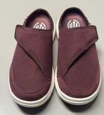 FitVille EasyTop V5 Diabetic Slippers Slip On Shoes Maroon Women Sz 10EW