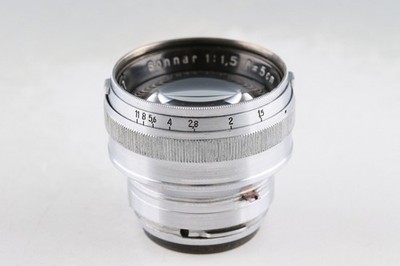 Carl Zeiss Jena Sonnar 50mm F/1.5 Lens for Contax RF #63427 C1 | eBay