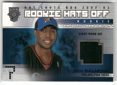 2002-03 Fleer Hot Shots #195 Dan Gadzuric Hats Off #/350 RC 76ERS  622
