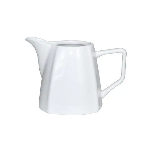 International Tableware, Inc RA-100 Rhapsody Bright White 4 oz Porcelain Creamer - Picture 1 of 1