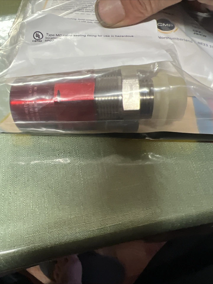 TMC2X-050NB075. Brass Nickel Plated 1/2” NPT w/Resin - Image 2 of 4