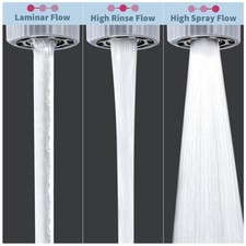 High Flow Swivel Faucet Aerator - 360 Rotate Kitchen Sink
