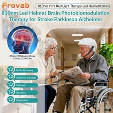 810nm NIR Light Therapy Helmet Parkinson Stroke TBI Brain Recovery PBM Device