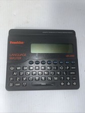 Franklin Computer Language Master Dictionary Thesaurus LM 2200 Tested Working