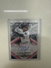 2023 Bowman Sterling Gabriel Moreno Auto Sterling Silver /100 Refractor 