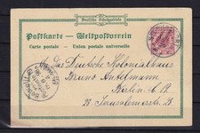 AW140) DNG Deutsch-Neuguinea AK Gruss aus Stephansort gelaufen nach Berlin