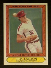 1985 Topps Woolworth's All-Time Record Holders Steve Carlton #6 Phillies