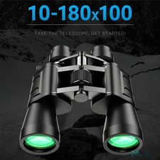180x100 Military Zoom Powerful Binoculars Day/Low Night Hunting Camping Outdoor
