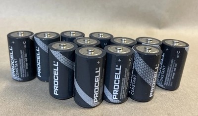 Lot of 12 - Procell Batteries 1015505 PC1400 1.5 C Ex: March 2027