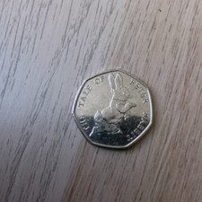 UK 50p 2017 Elizabeth II The Tale of Peter Rabbit Fifty Pence Coin