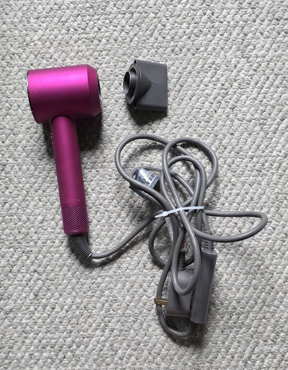 Dyson Supersonic Hair Dryer HD01 Fuchsia/Nickel and Concentrator