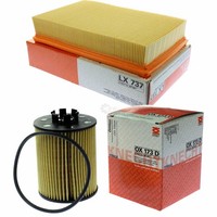 Mahle / Knecht Set Filterpaket Luftfilter LX 737 ÖLfilter OX 173D
