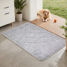 Uimoso Durable Door Mat 35.83 x 24.02 Inch with Non-Slip TPR Rubber Backing