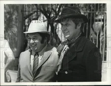 1970 Press Photo Patrick Macnee and Marty Allen in "Mr. Jerico" - lrp58448