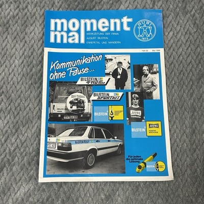 Moment Mal Magazine Bilstein Shocks German Baja Desert Moto Racing 80s May 1988