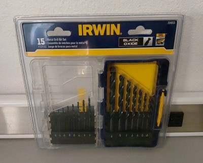 Irwin 15pc Metal Drill Bit Set (314015)