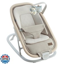 Qutanix 2-in-1 Baby Bouncer and Rocker,Portable Baby Bouncer Seat for Babies