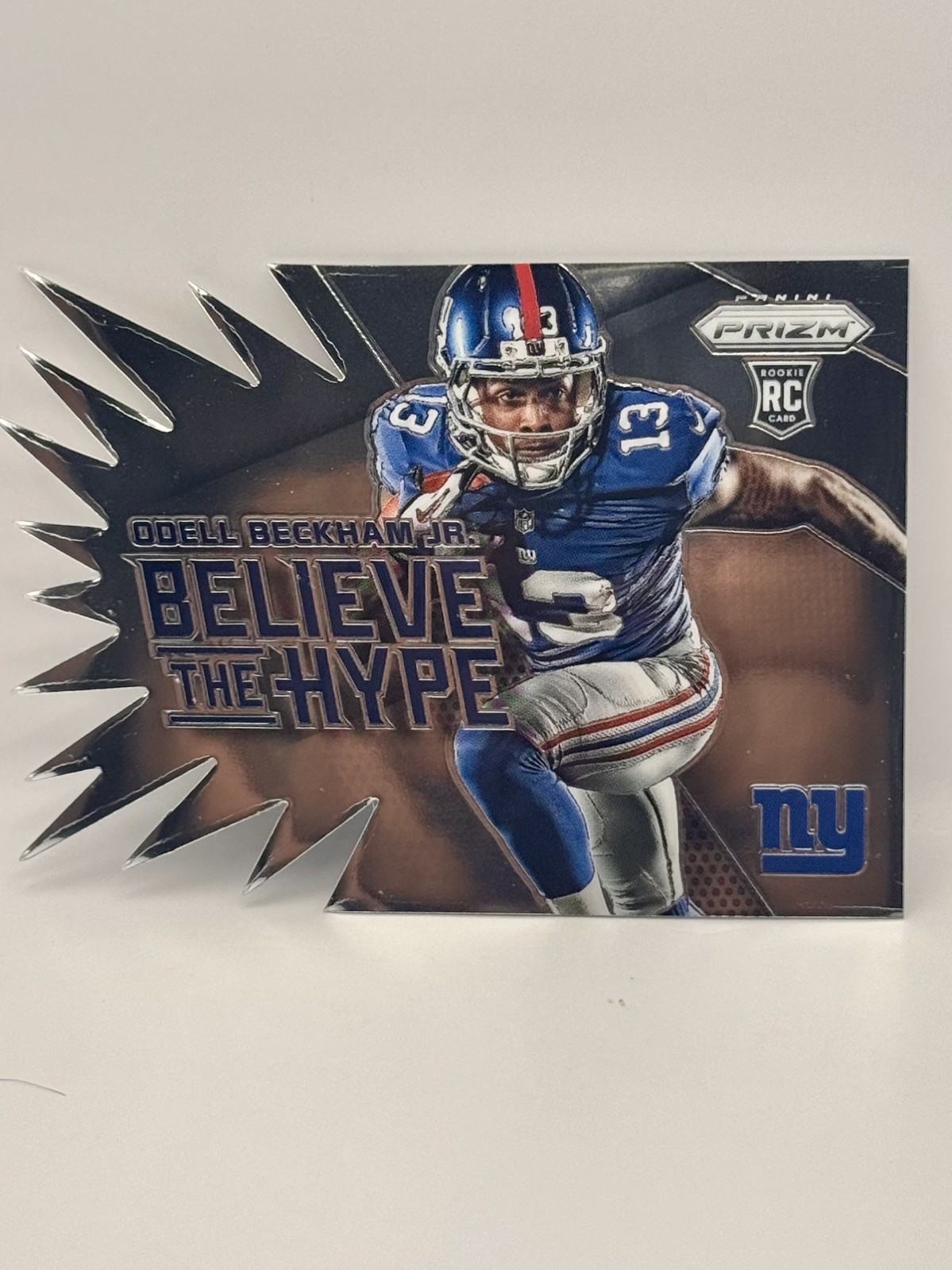 2014 Panini Prizm Odell Beckham Jr. Believe The Hype RC Prizm