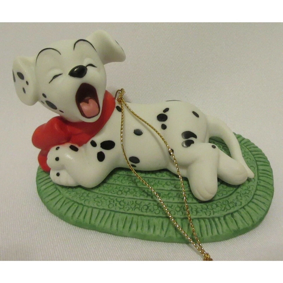 101 Dálmatas Cachorro Ornamento Anual Escolástico Porcelana Grolier Disney 1998 Foto 3 de 4