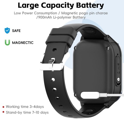 Smartwatch GPS 4G per Bambini - Videochiamata - 900mAh - WiFi/SOS - Contapassi - - Foto 13 di 13