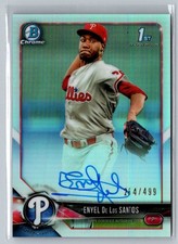 2018 Topps Holiday Bowman #TH-EDLS Enyel De Los Santos ROOKIE Auto #/499