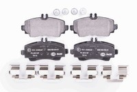 Hella 8DB 355 018-311 Bremsbelagsatz, Scheibenbremse FüR MERCEDES-BENZ