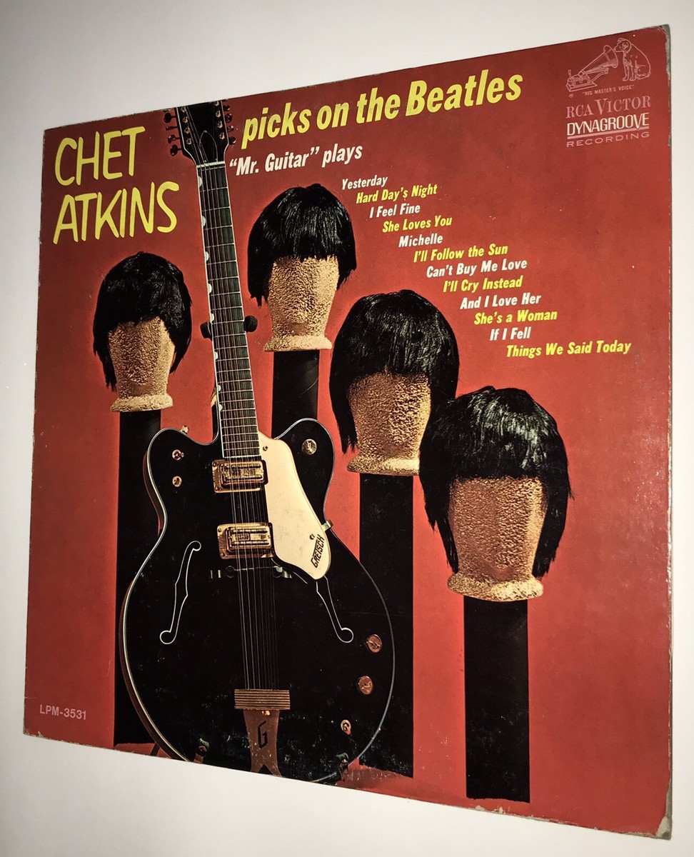 Chet Atkins Picks On The Beatles PROMO Vinyl LP LPM-3531 RCA