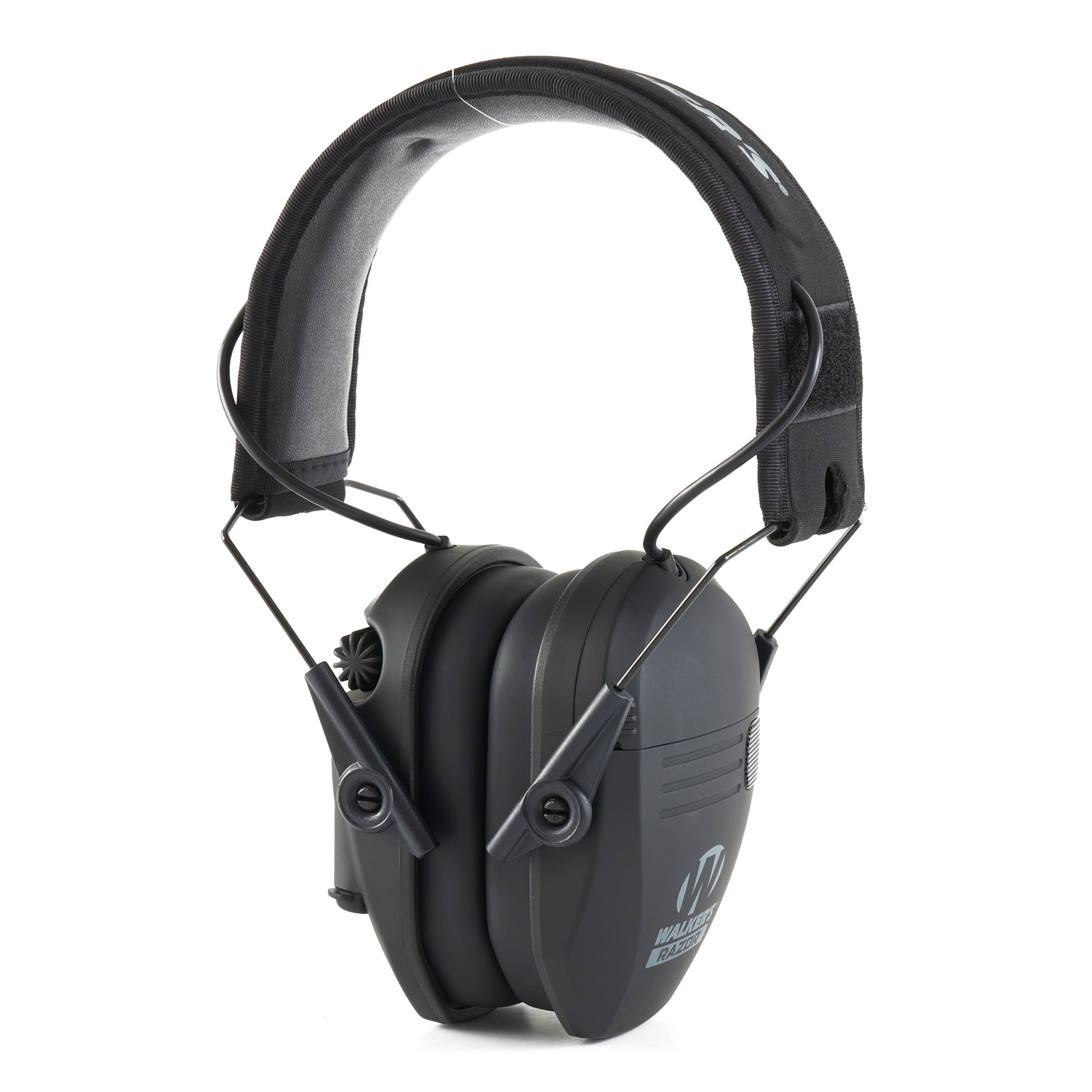 Walkers Razor Slim Shooter Hearing Protection Ear Muffs, Punisher Black