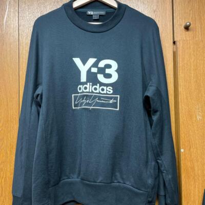 Brand New Y-3 Sweatshirt Rubber Logo Embroidered YOHJI