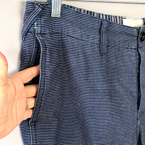 Paul Smith RED EAR Hose Pants Navy Yarn Dyed Indigo Hickory Stripes Gr. 32 - Bild 4 von 14