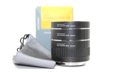 USED PRO MASTER Automatic Extension Tube Set for Canon EOS 12mm 20mm 36mm tubes