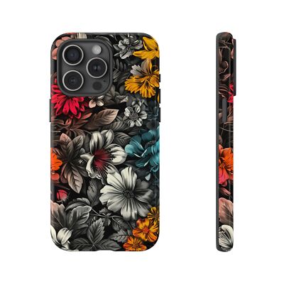Phone Ink - Case for iPhone/Galaxy/Pixel - Hibiscus Colorful Flower