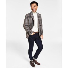 Lauren Ralph Lauren Men's Wool Classic-Fit Ultraflex Blazer Brown B4HP 375