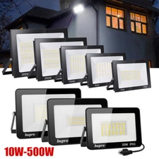 LED Flood Light 500W 300W 200W 100W 50W 30W 10W Outdoor Garden Lamp Spotlight