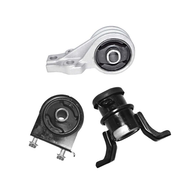 Front Left/Right Engine Mounts & Rear Transmission Mount Set (3pcs) For 2005-2008 Ford F150, F250, Lobo & Lincoln Mark LT