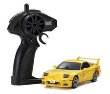Kyosho 1/28 First MAZDA RX7 Initial D -RTR- YELLOW- 66603L