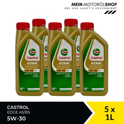Castrol Edge 5W-30 A5/B5 Ford WSS-M2C 913-C STJLR.03.5003 5x1 Liter = 5 Liter