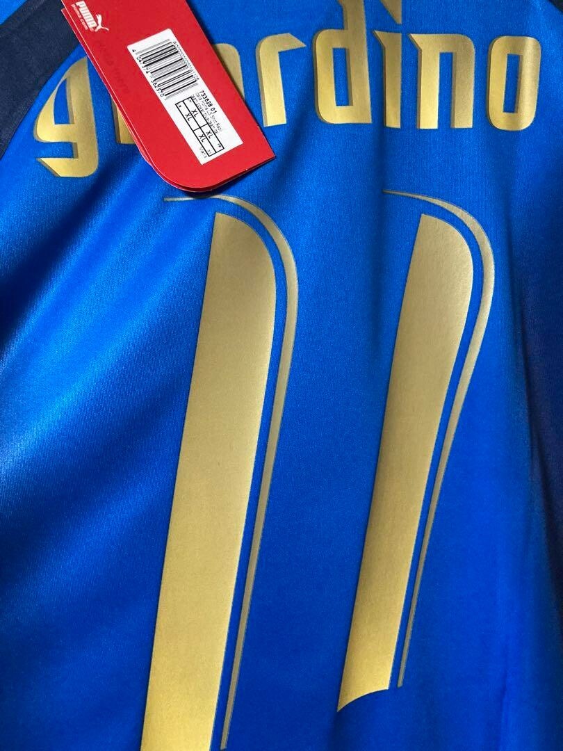NWT Gilardino 11 XL ITALY 2006 HOME Football Shirt Jersey
