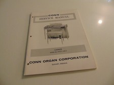 Conn Organ Caprice 430 Style 2 Type 3 Service Repair Shop Manual Schematics
