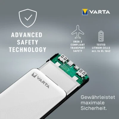 VARTA Powerbank 'Energy', 10.000 mAh, weiß - Bild 1 von 4