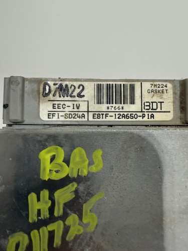 E8TF-12A650-P1A Ford Ranger or Bronco 2 1988 ecu ecm computer - Bild 3 von 5