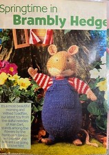 🧶Alan Dart Knitting Pattern Wilfred Toadflax Mouse From Brambly Hedge Soft Toy